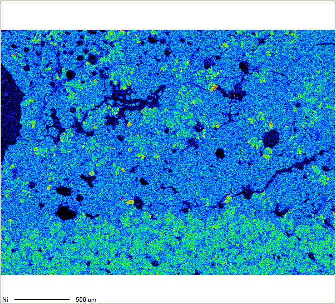 Nickel concentration mapping