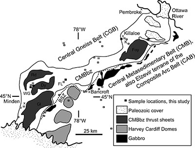 a geological sketch in black and white